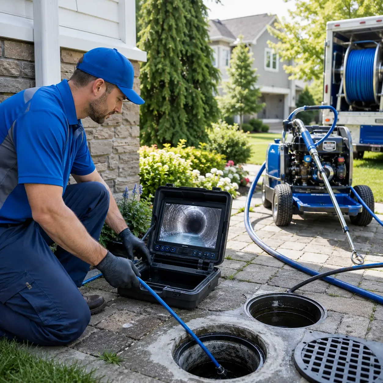 Outdoor drain cleaning professionals serving Strasburg, MO